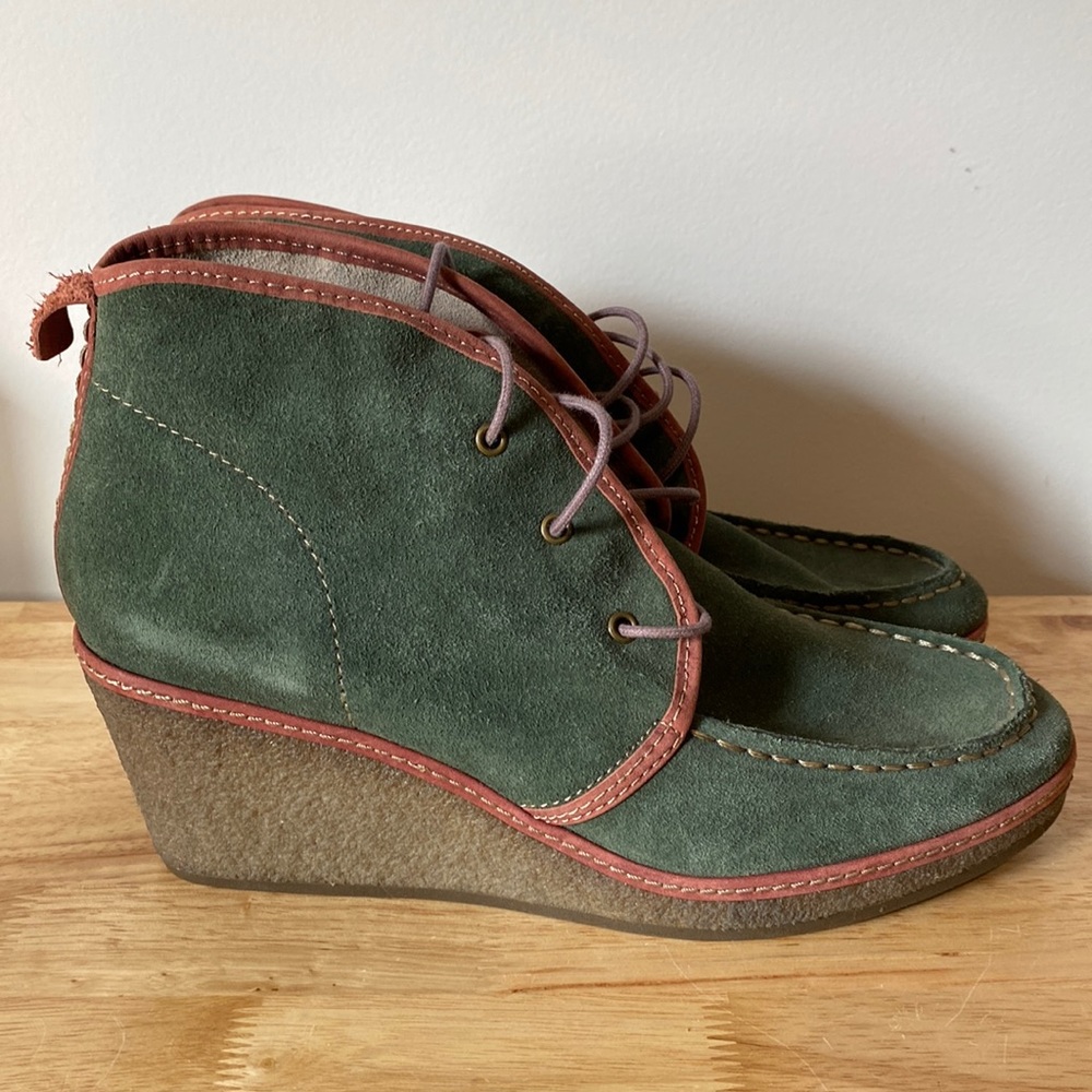 Olukai Wali Suede Wedge